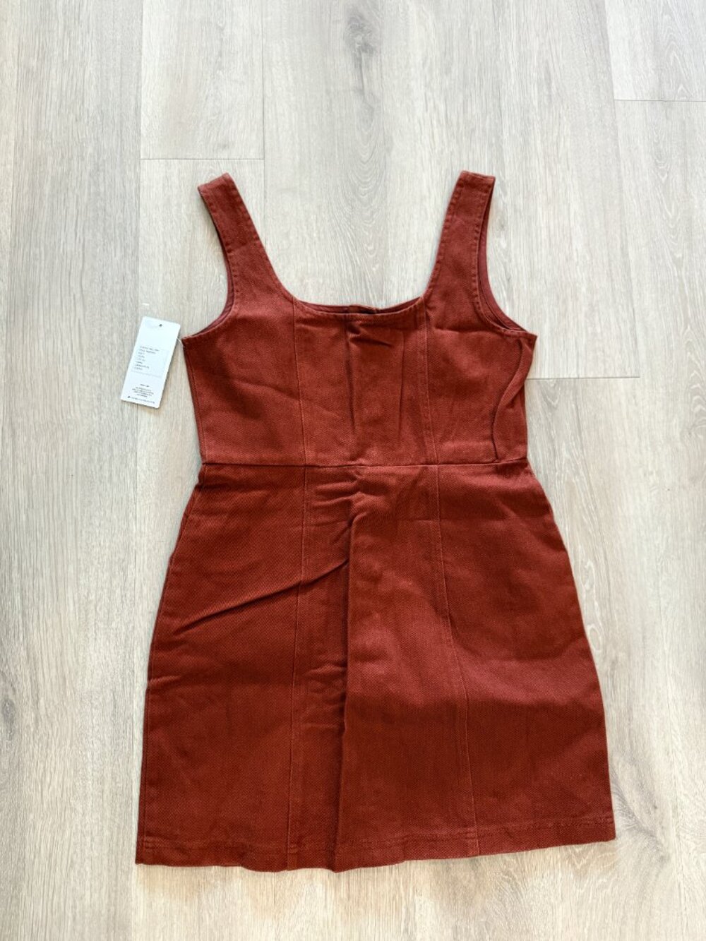Hurley Women's Orange and Burgundy Dress - Picture 3 of 3